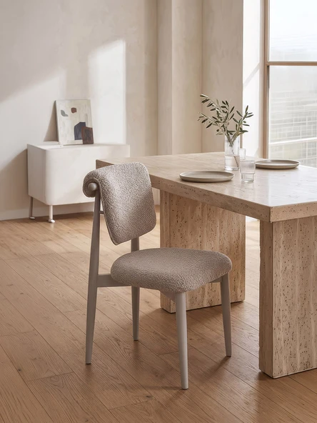Eyfel Cappuccino Exclusive Ahşap Sandalye - Resim 11