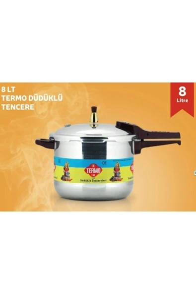 Alüminyum Düdüklü Tencere 8 Lt Litre - Resim 2