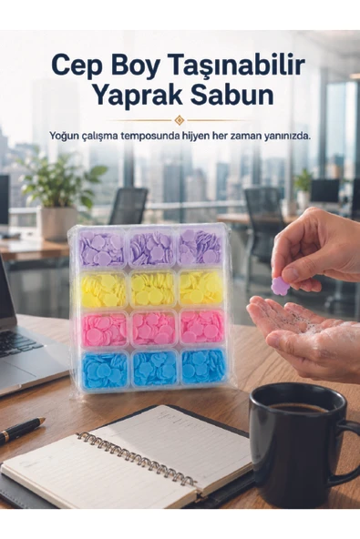 24 Adet Yaprak Sabun ile Pratik Hijyen ürün görseli 1