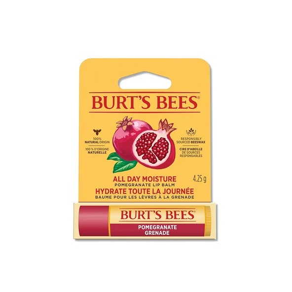Burts Bees Pomegranate Lip Balm - Nar Aromalı Dudak Bakım Kremi 4.25 g ürün görseli 1