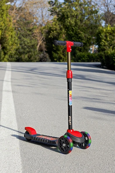 Yeni 3 Tekerlekli Çocuk Scooter Led Işıklı ürün görseli 1