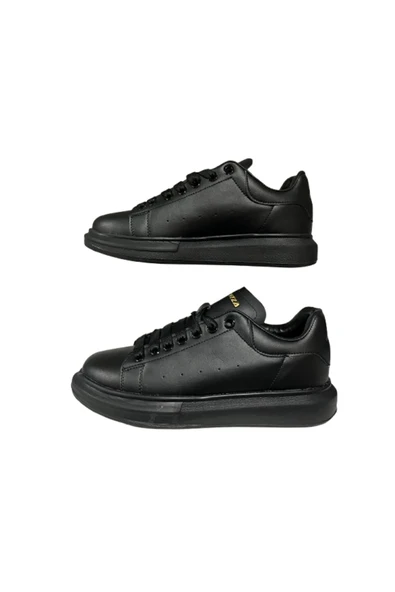 Forzaa Siyah Ortopedik Düz Taban Sneaker - Resim 2