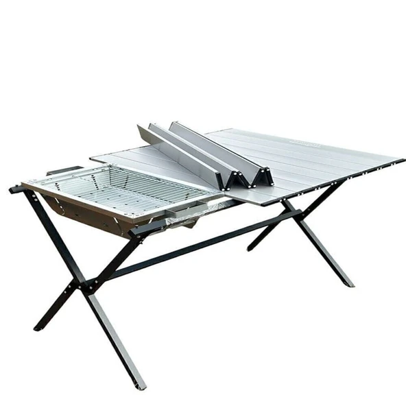 Ramses Grill Black , Katlanır Mangallı Katlanır Masa - Resim 3