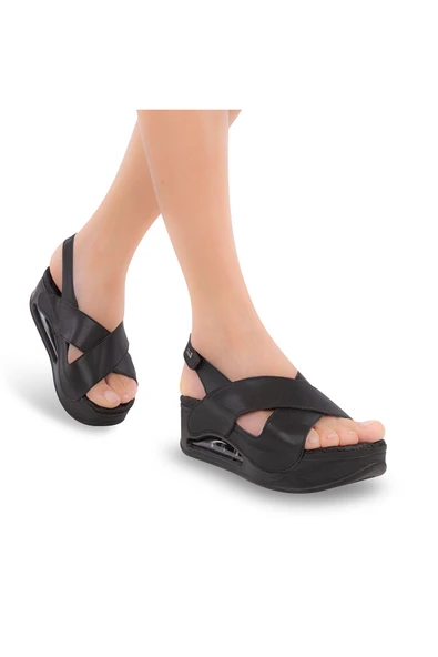 Muya -- 31213-ASSOS , Anatomik Air Tabanlı Topuk Dikeni Kadın Sandalet ürün görseli 1