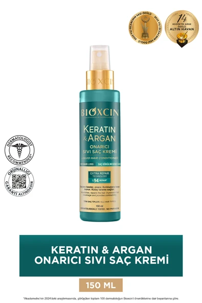Bioxcin Saç Bakım Kremi Onarıcı Keratin & Argan 150 ml ürün görseli 1