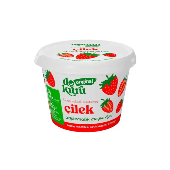Dokuru Original Çilek Atıştırmalık Meyve Cipsi 15 gr ürün görseli 1