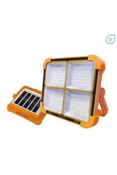 Helios 200W Solar Şarjlı Smd Projektör, Beyaz Işık (HS 4016) ürün görseli 1