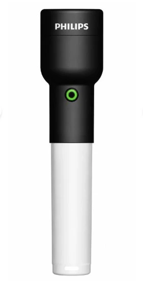 Philips LED El Feneri 300 Lümen Ipx4 Suya Dayanıklı 4 Işık Modlu - SFL5001/62 - Şarjlı El Feneri ürün görseli 1