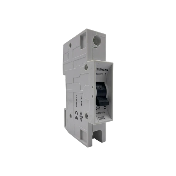 Siemens 5SQ2170-2YA40 C40 40A 1P 3kA Otomatik Sigorta (MCB) ürün görseli 1