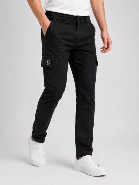 Remmy Boys Slım Fıt Erkek Likralı Kargo Pantolon 7745 ürün görseli 1