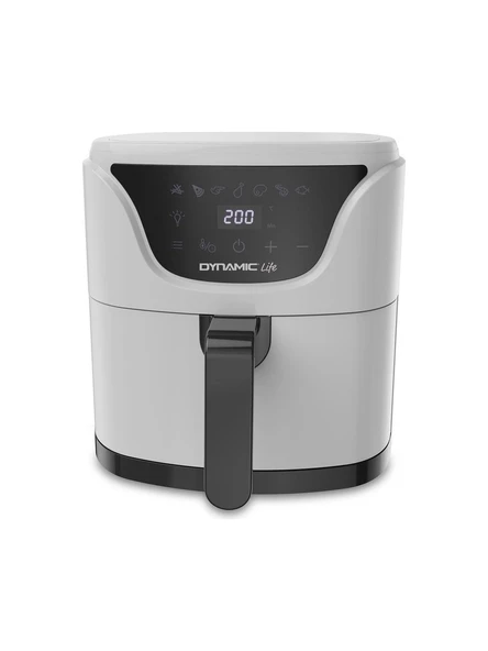 Dynamic Life PRO 005 Airfryer 5 Litre Beyaz - Resim 2