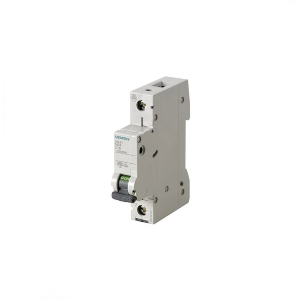 Siemens 5SL6163-7 1x63A 6kA 1 Faz C Tipi Otomatik Sigorta 4001869388267 ürün görseli 1