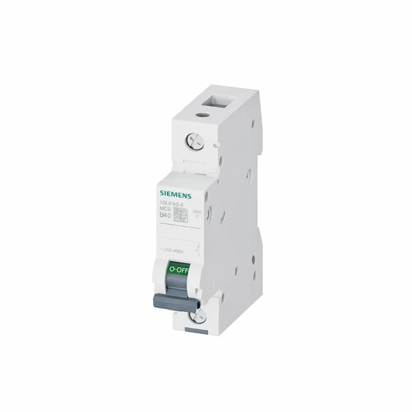 Siemens 5SL6140-6YA Otomatik Sigorta 40A B Tipi 1 Faz 6kA ürün görseli 1