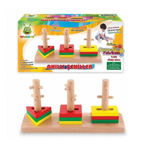 054KR Karsan Ahşap Akıllı Şekiller ürün görseli 1