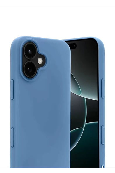 Newface Apple iPhone 17 First Silikon - Mavi - Resim 2