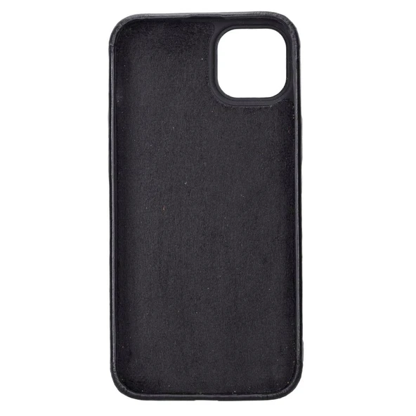 Apple iPhone 15 Plus Uyumlu Deri Arka Kapak ROCK RST1 - Resim 3