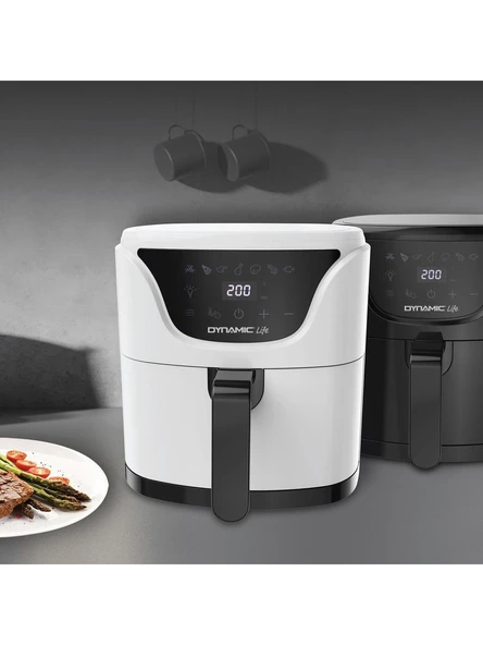 Dynamic Life PRO 005 Airfryer 5 Litre Beyaz - Resim 3