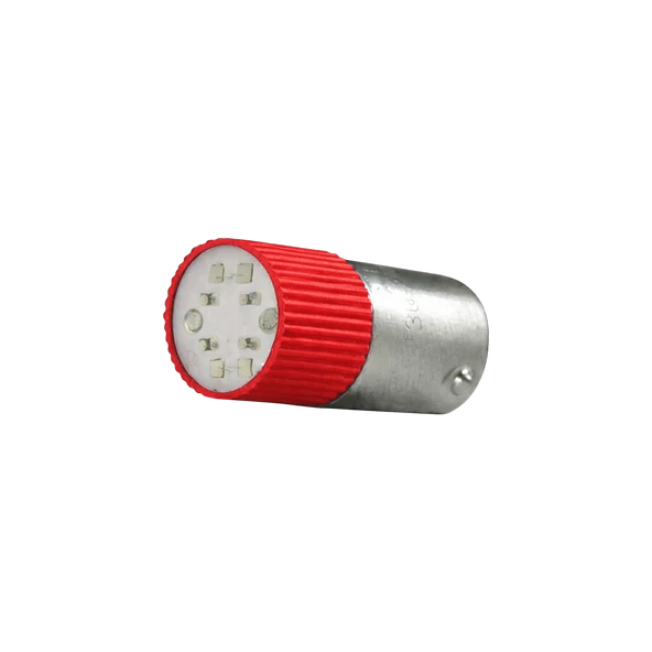 Gwest BA9SC - 24V - K Led Ampul 24V. AC-DC Kırmızı 50 Adet ürün görseli 1
