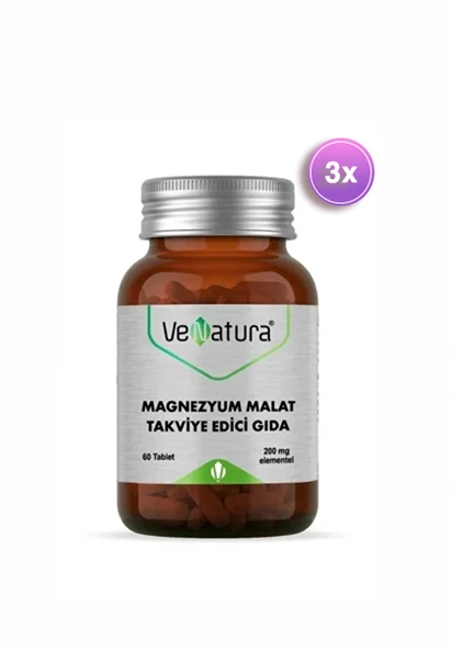 Venatura Magnezyum Malat 60 Kapsül 3 Adet ürün görseli 1