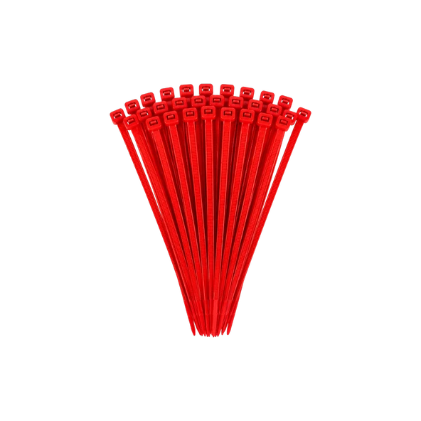Tügen Kırmızı Kablo Bağı 3,6 x 250 mm 100 Adet ürün görseli 1