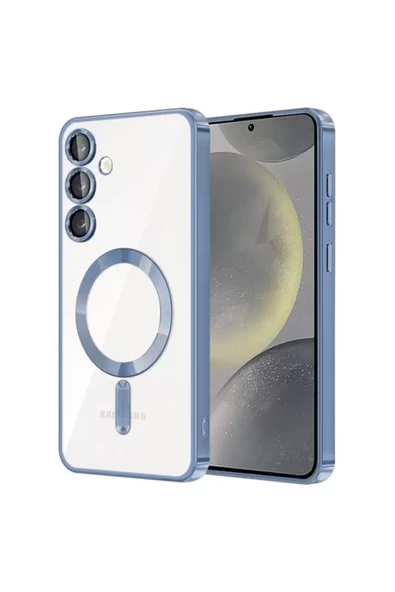 Newface Samsung Galaxy S24 Kılıf Kross Magneticsafe Kapak - Sierra Blue ürün görseli 1