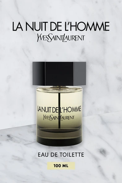 La Nuit De L'homme EDT 100 ml Erkek Parfüm 3365440375079 ürün görseli 1
