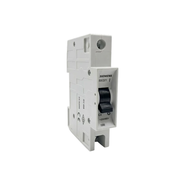 Siemens 5SQ2170-2YA03 C3 3A 1P 6kA Otomatik Sigorta (MCB) ürün görseli 1