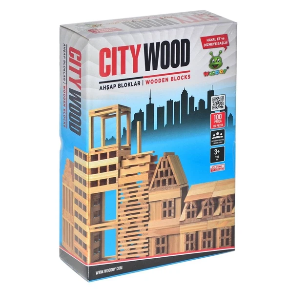KR101 Woodoy City Wood Ahşap Bloklar ürün görseli 1
