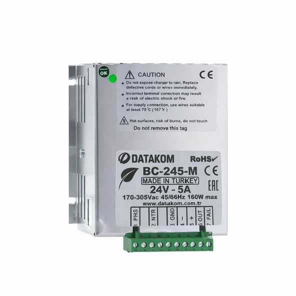 Datakom BC 245M Akıllı Akü Şarj Cihazı ürün görseli 1