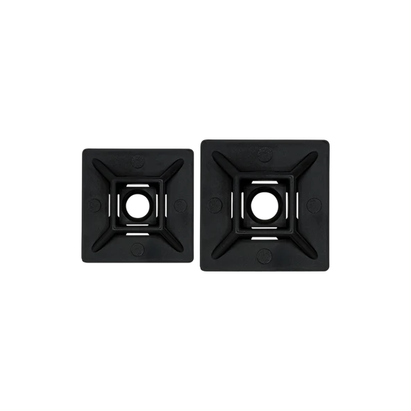 Gwest HW - 3AB Yapışkanlı Kroşe 19x19 mm Siyah 100 Adet ürün görseli 1