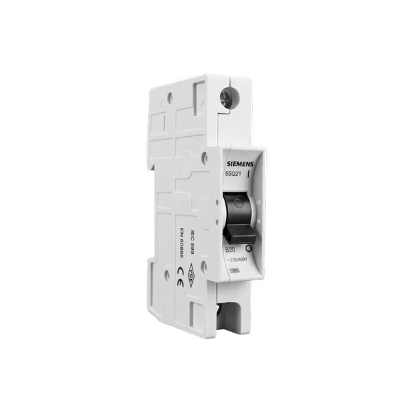 Siemens 5SQ2160-2YA20 B20 20A 1P 3kA Otomatik Sigorta (MCB) ürün görseli 1