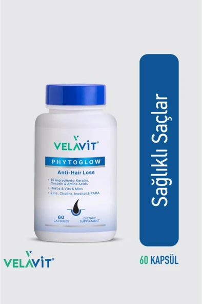 Velavit Phytoglow Anti-Hair Loss 60 Kapsül ürün görseli 1