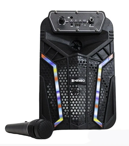 Kimiso QS-2602 Taşınabilir Karaoke Mikrofonlu Işıklı Bluetooth Hoparlör ürün görseli 1