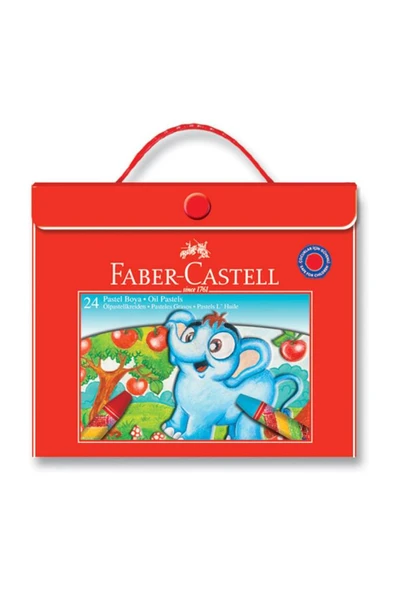 Faber Castell Pastel Boya Redline Çantalı 24'Lü 5281125125000 ürün görseli 1