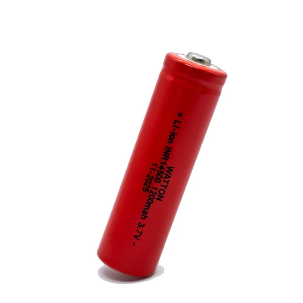 WT-14500 1200mAh 3.7V Li-ion Şarj Edilebilir Pil - Kırmızı ürün görseli 1