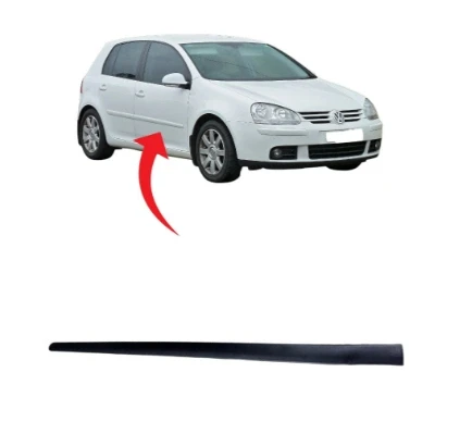 Golf5 Kapı Çıtası Ön Sağ Saten Siyah 2005-2009 1K4853516B 9B9 ürün görseli 1