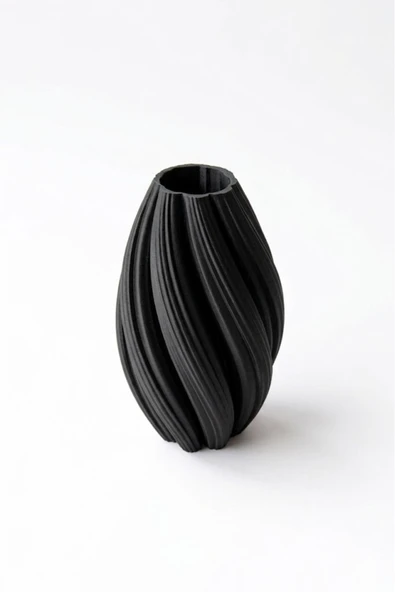 LayerOne Spiral Form Dekoratif Vazo - Resim 2