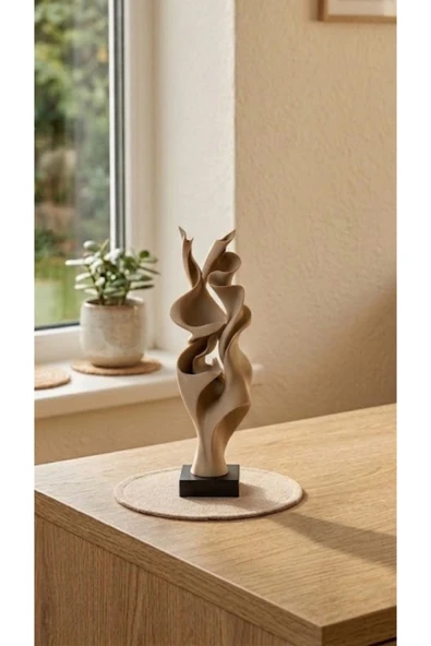LayerOne Soyut Tasarım Biblo - 25 cm - Resim 2