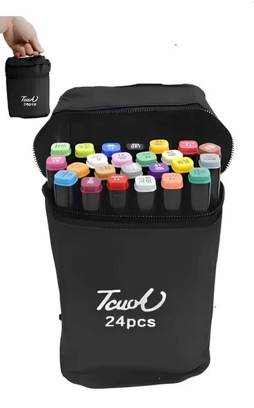 DreamArt Galery Marker kalem Touch marka 24'lü set - Resim 3