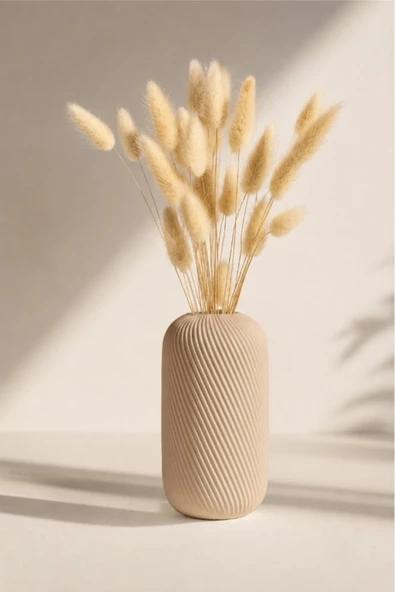 LayerOne Spiral Dizayn Dekoratif Vazo - 18 cm ürün görseli 1