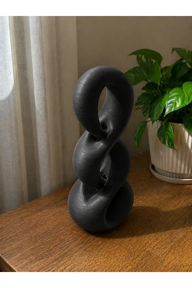 LayerOne Modern Sonsuzluk Formu Dekoratif Biblo - Resim 3