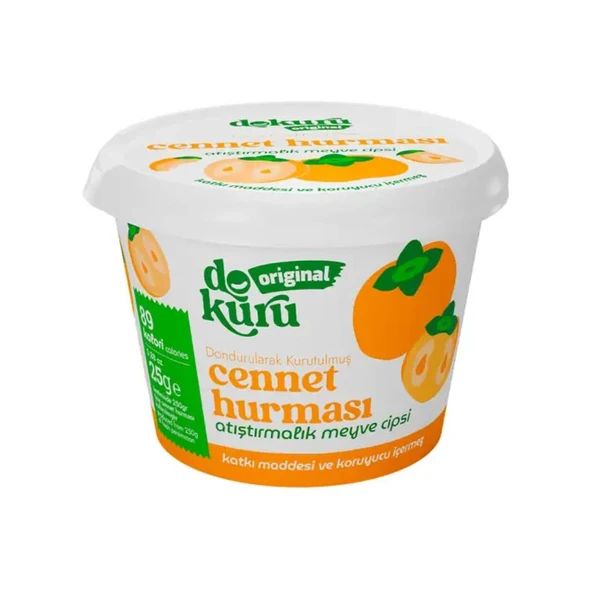 Dokuru Original Cennet Hurması Atıştırmalık Meyve Cipsi 25 gr ürün görseli 1