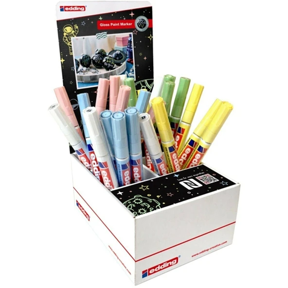 Edding Markör Dekor Boya 25 Li Display Pastel (52.205) ürün görseli 1