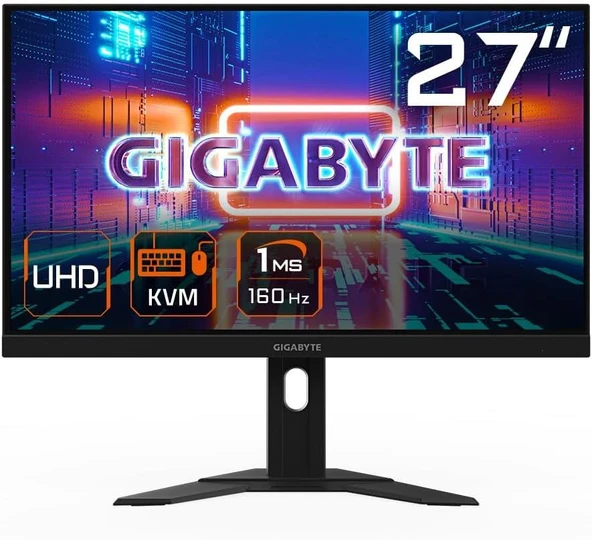Gigabyte M27U 27" 1 ms 4K IPS 160 Hz Oyuncu Monitörü Outlet ürün görseli 1