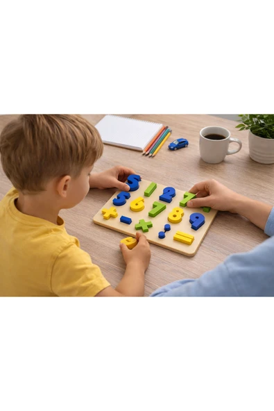 LayerOne Çocuklar İçin Eğitici Matematik Puzzle - Resim 2
