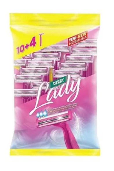 Derby Lady Traş Bıçağı 10+4 Poşet - Resim 2