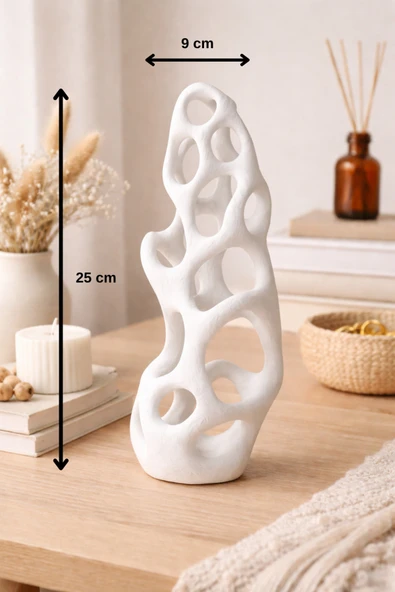 LayerOne Modern Soyut Dekoratif Biblo – Ev & Ofis Dekoru ürün görseli 1