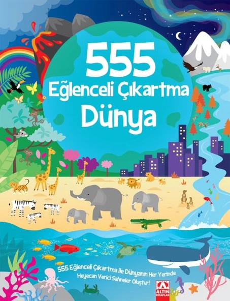 555 Eğlenceli Çıkartma - Dünya ürün görseli 1