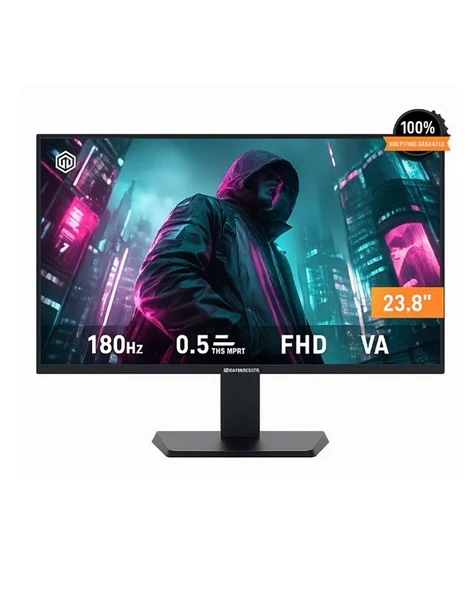GameBooster EDGE EF18 23.8" 180Hz 0.5Ms HDMI+DP FHD VA Panel Gaming Monitör ürün görseli 1
