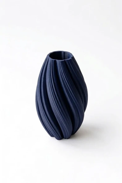 LayerOne Spiral Form Dekoratif Vazo - Resim 2